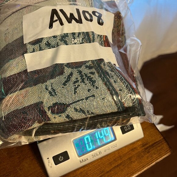 Christmas Tapestry Placemats Set Of 6 With Poinsettia Pinecones & Candle Design - Picture 10 of 10